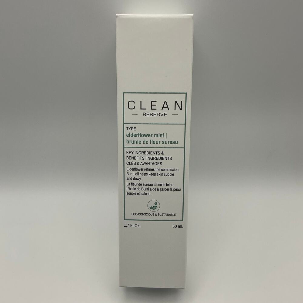 Clean Reserve Elderflower Mist 50ml Fragrance Spray New